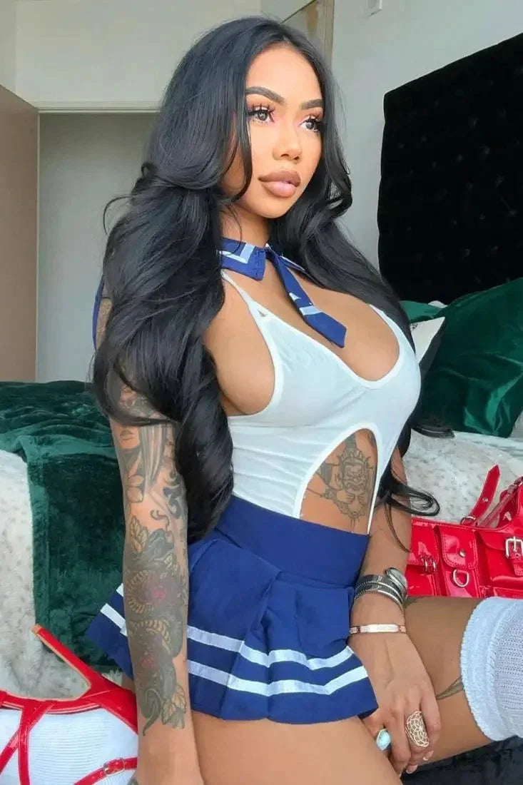 Navy White Sexy Sailor Halloween Costume