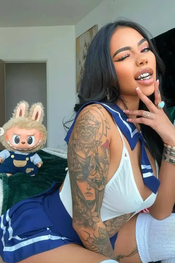 Navy White Sexy Sailor Halloween Costume